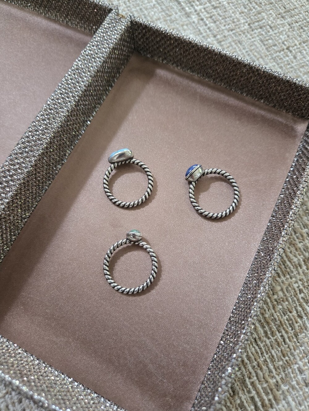 Brighton Monte Carlo Trio Stackable Ring Set - Picture 5 of 10